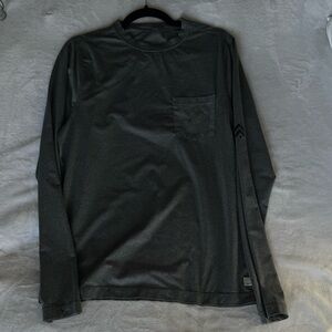 Vuori Dark Gray Long Sleeve Shirt